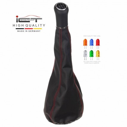 VW Bus T4 Transporter Multivan California manopla de câmbio Alcantara couro coifa