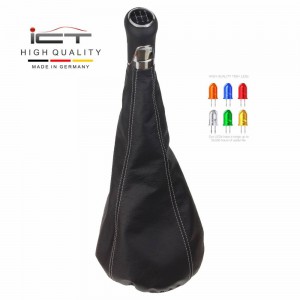 ict pomo de la palanca de cambios con costuras grises VW Bus T4 Transporter Multivan California