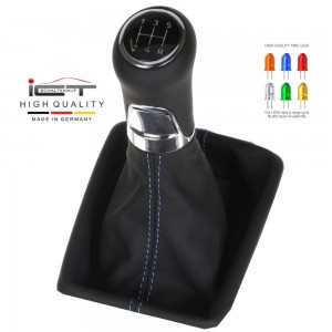   Schaltknauf Schaltsack Marke Fiesta MK7 leder schaltmanschette