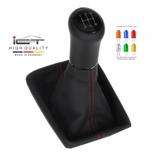 ict shift knob with red stitching Ford Fiesta MK7 MK8 Facelift