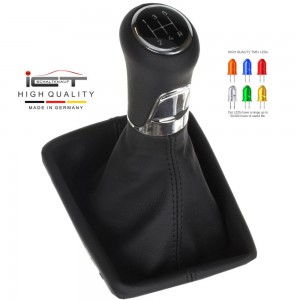 Ford Fiesta MK7 MK8 Facelift shift gear knob boot gaiter cover Alcantara leather