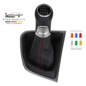 Honda Civic MK9 Schaltknauf Schaltsack leder schaltmanschette mit rahmen