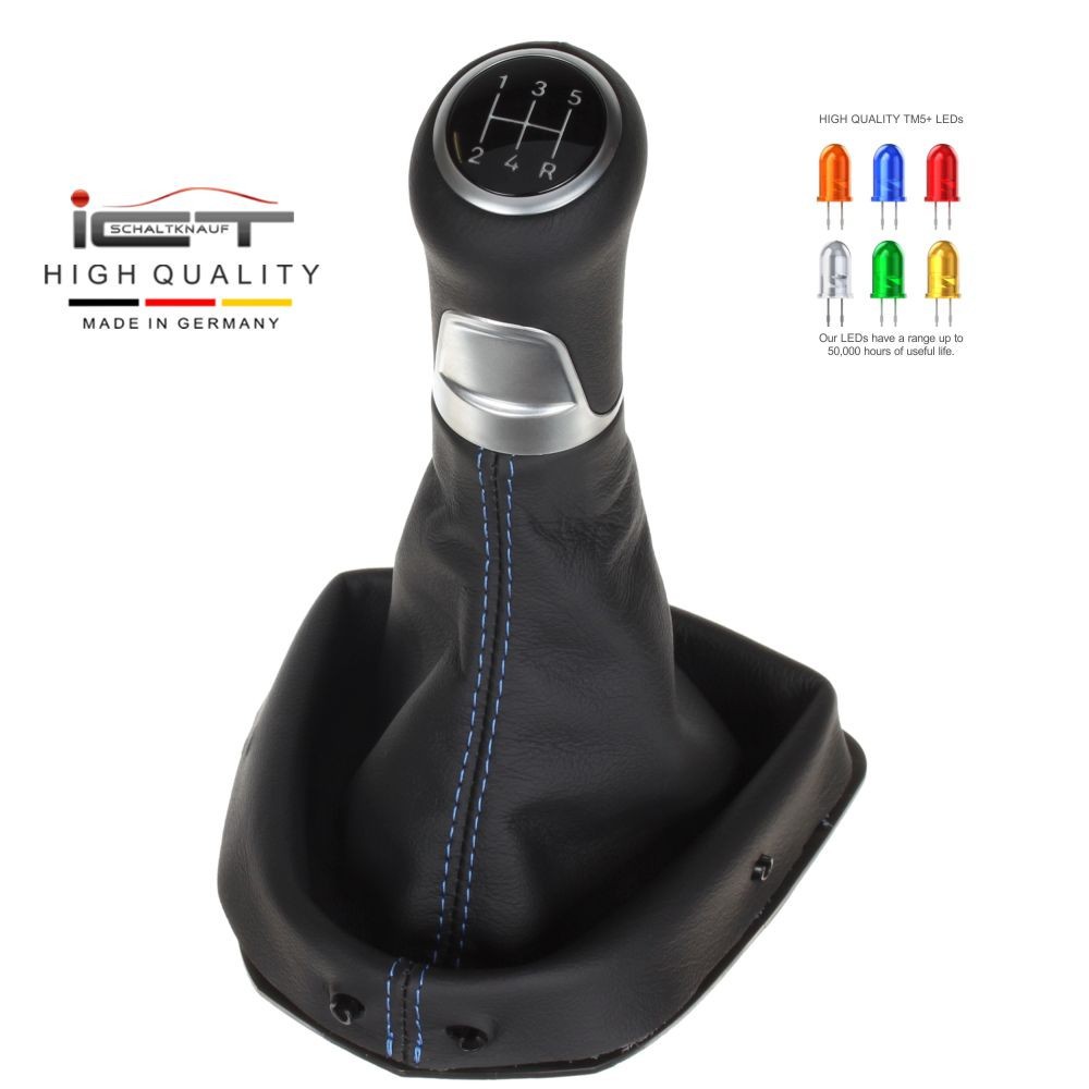 Peugeot 308 CC Schaltknauf Schaltsack Alcantara leder schaltmanschette