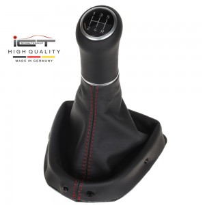 Peugeot 308 CC Schaltknauf Schaltsack leder schaltmanschette mit rahmen