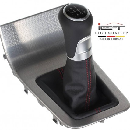 ict pommeau de vitesse avec coutures rouges Volvo V70 XC70