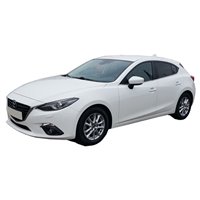 Mazda 3 Typ BM BN  3. Geração manopla de câmbio de couro coifa com moldura de montagem