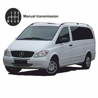 Mercedes V-Classe W639 Vito Viano pomello del cambio Alcantara pelle cuffia