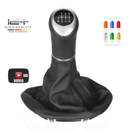 Mercedes V-Class W639 Vito Viano shift gear knob boot gaiter leather mounting frame