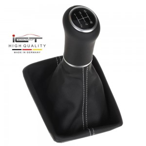 Toyota Avensis Typ T22 shift gear knob boot gaiter cover Alcantara leather