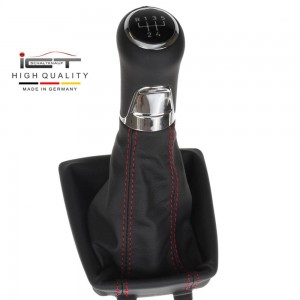 Skoda Fabia Roomster 3 Typ NJ3 pomo de la palanca de cambios Alcantara cuero funda