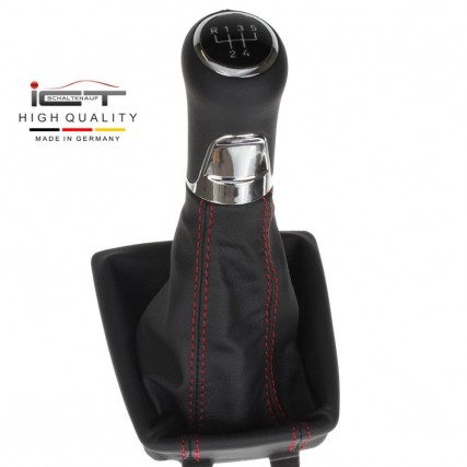 Skoda Fabia Roomster 3 Typ NJ3 shift gear knob boot gaiter cover Alcantara leather