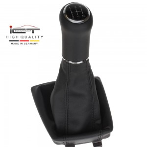 Skoda Fabia Roomster 3 Typ NJ3 manopla de câmbio de couro coifa com moldura de montagem