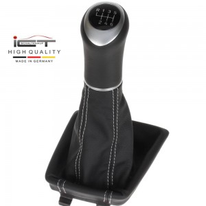 ict shift knob with grey stitching Skoda Fabia Roomster 3 Typ NJ3