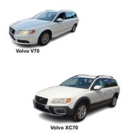 Volvo V70 XC70 pommeau de vitesse soufflet cuir Alcantara
