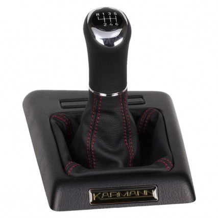 VW Corrado Typ 53i 16V VR6 G60 manopla de câmbio de couro coifa com moldura de montagem