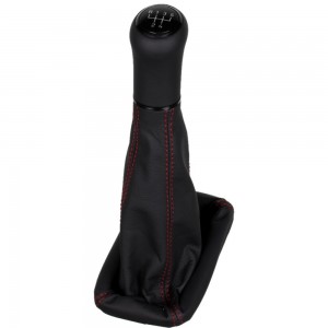 ict shift knob with black stitching VW Polo 2 3 86c 2F