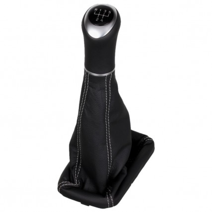 VW Polo 2 3 86c 2F shift gear knob boot gaiter leather mounting frame