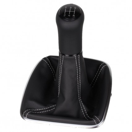 ict shift knob with grey stitching Ford Galaxy 2 Typ WA6