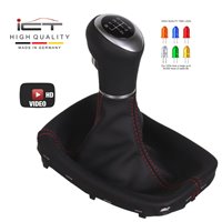 Opel Insignia Vauxhall Holden Schaltknauf Schaltsack leder schaltmanschette mit rahmen