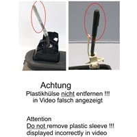 Opel Corsa D E Adam schaltmanschette unten ansicht