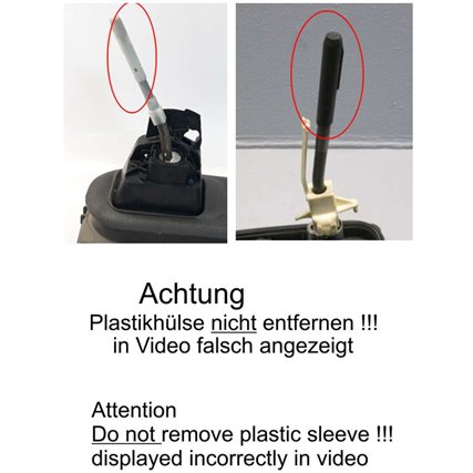 Opel Corsa D E Adam vista inferior de la funda de la palanca de cambios