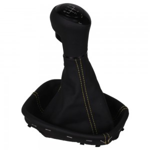 Opel Corsa D E Adam pomo de la palanca de cambios de cuero funda marco de montaje