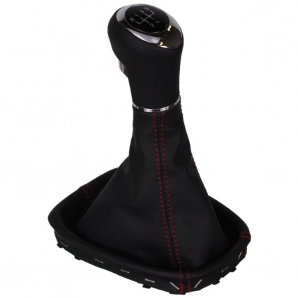 ict pommeau de vitesse avec coutures noires Opel Corsa D E Adam