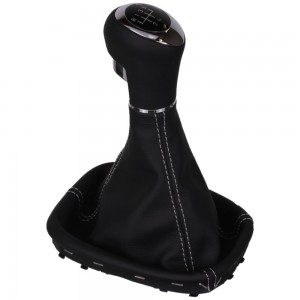 Opel Corsa D E Adam pomo de la palanca de cambios Alcantara cuero funda