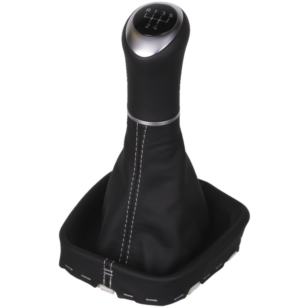 VW Polo 5 6R 6C GTI pommeau de vitesse soufflet cuir Alcantara