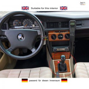  Mercedes Schaltknauf Schaltsack C-Klasse 190 W201 leder