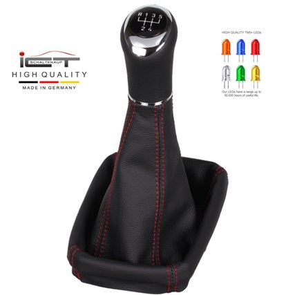 ict pommeau de vitesse avec coutures rouges Opel Tigra Twintop