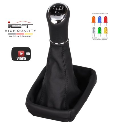 Opel Vauxhall Meriva A shift gear knob boot gaiter cover Alcantara leather