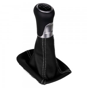 ict manopla de câmbio com costura cinza Volvo C30 C70 S40 V50