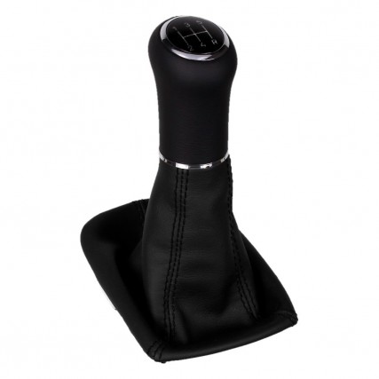 Volvo C30 C70 S40 V50 shift gear knob boot gaiter leather mounting frame