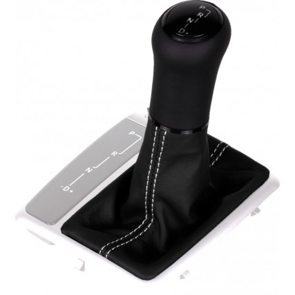 Mercedes SLK R171 Automatik Schaltknauf Schaltsack leder schaltmanschette mit rahmen