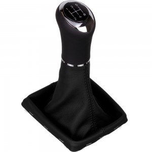 ict pomo de la palanca de cambios con costuras negras Ford Focus MK2 DA3 ST RS TDDi TDCi