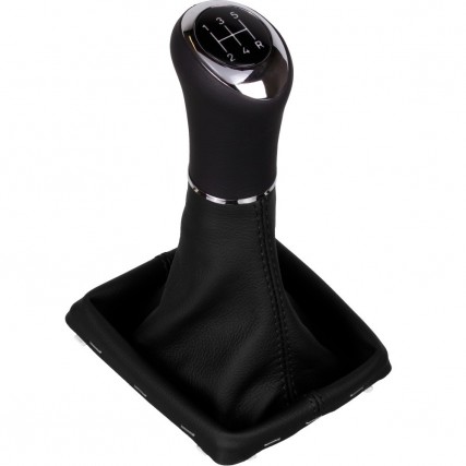 ict pomo de la palanca de cambios con costuras negras Ford Focus MK2 DA3 ST RS TDDi TDCi