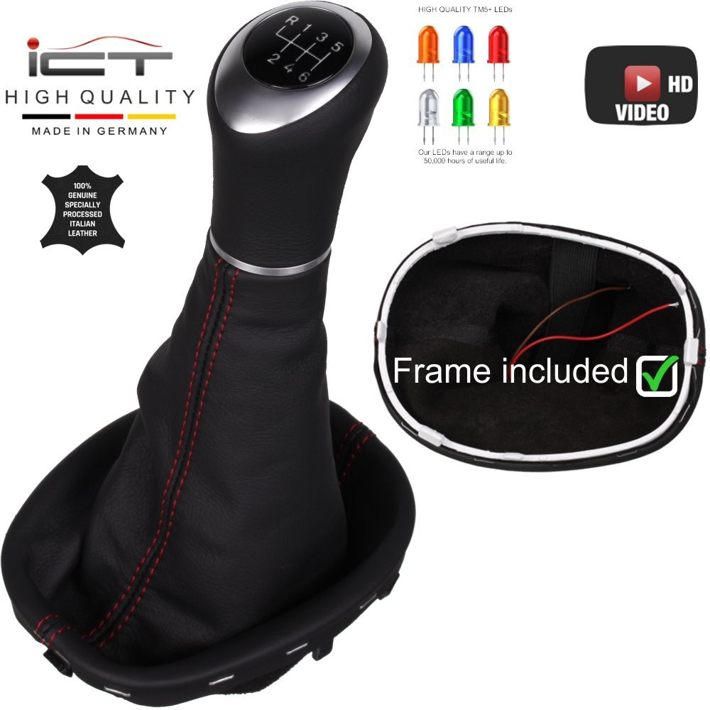 Dacia Duster shift gear knob boot gaiter cover Alcantara leather