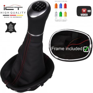 Dacia Duster Schaltknauf Schaltsack Alcantara leder schaltmanschette