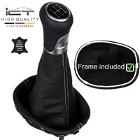 Dacia Duster pommeau de vitesse cuir et soufflet avec cadre de montage