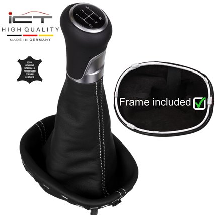 Dacia Duster shift gear knob boot gaiter leather mounting frame