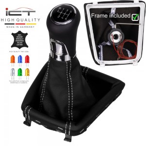 Skoda Superb 2 RS Typ 3T Facelift pomello del cambio Alcantara pelle cuffia