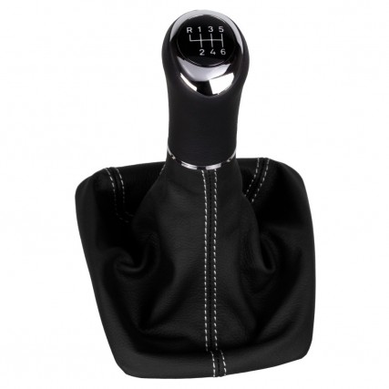 ict shift knob with grey stitching Skoda Octavia 2 RS 1Z3 1Z5