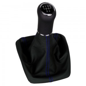 Skoda Yeti Typ 5L pomo de la palanca de cambios de cuero funda marco de montaje