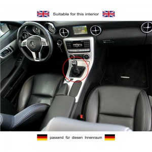 shift boot bottom frame view Mercedes SLK R172