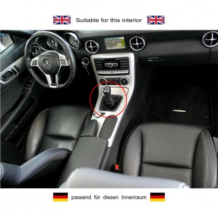 schaltmanschette unten rahmen ansicht Mercedes SLK R172