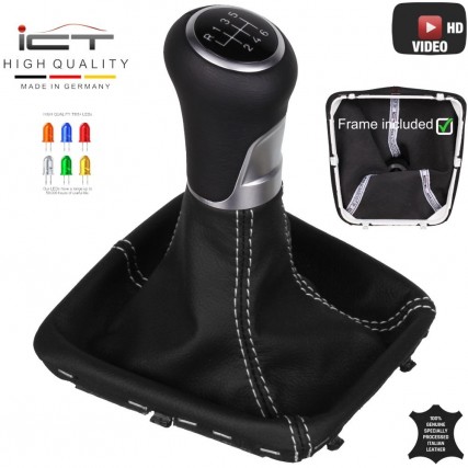 Mercedes SLK R172 Schaltknauf Schaltsack Alcantara leder schaltmanschette