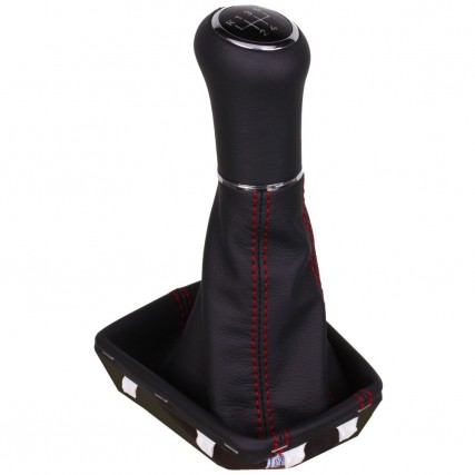 Schaltknauf Schaltsack Skoda Rapid leder schaltmanschette Schaltknauf Schaltsack Skoda Rapid leder schaltmanschette