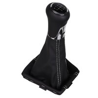 Skoda Oktavia 3 Typ 5E Facelift shift gear knob boot gaiter leather mounting frame