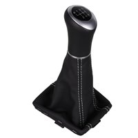 ict pomo de la palanca de cambios con costuras grises Skoda Oktavia 3 Typ 5E Facelift